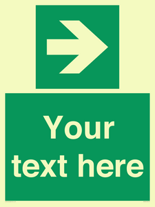 Custom Arrow Right Sign